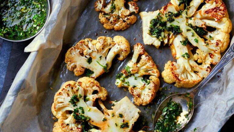 Cauliflower cutlets with gremolata recipe image