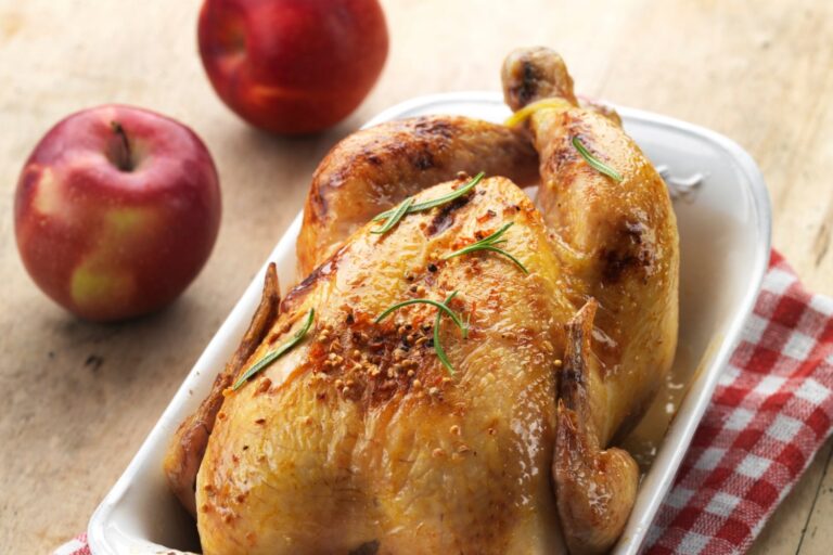 Roast Chicken with Apples recipe image