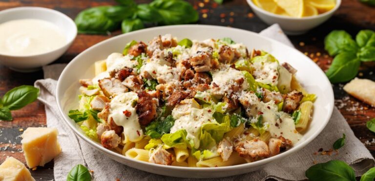 Caesar Pasta Salad recipe image